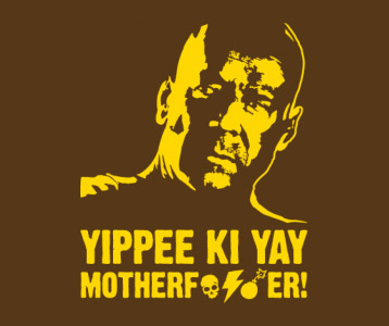 If you like this, get it at http://www.feistees.com/yippee-ki-yay-die-hard-t-shirt/